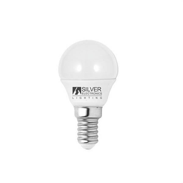SILVER ELECTRONICS 1961214 Led ECO esférica 5W 6000K E14 380lm