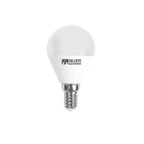 SILVER ELECTRONICS 962614 Lámpara LED esférica E14 560lm 6W 4000K 160° 25.000h