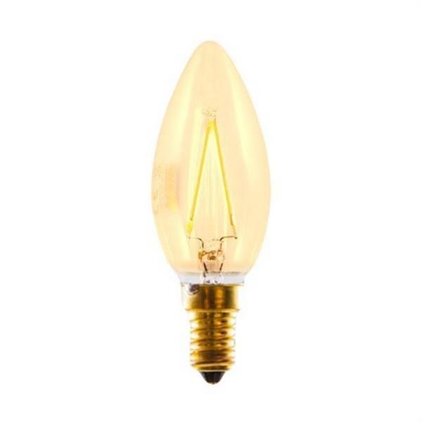 SILVER ELECTRONICS 450314 Lámpara LED vela de filamento E14 220lm 2W 2200K 20.000h Edison
