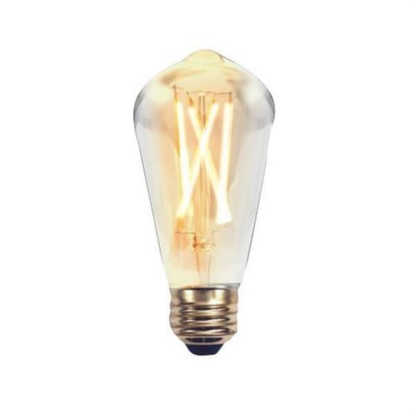 SILVER ELECTRONICS 450227 Lámpara LED pera de filamento E27 220lm 2W 2200K 20.000h Edison