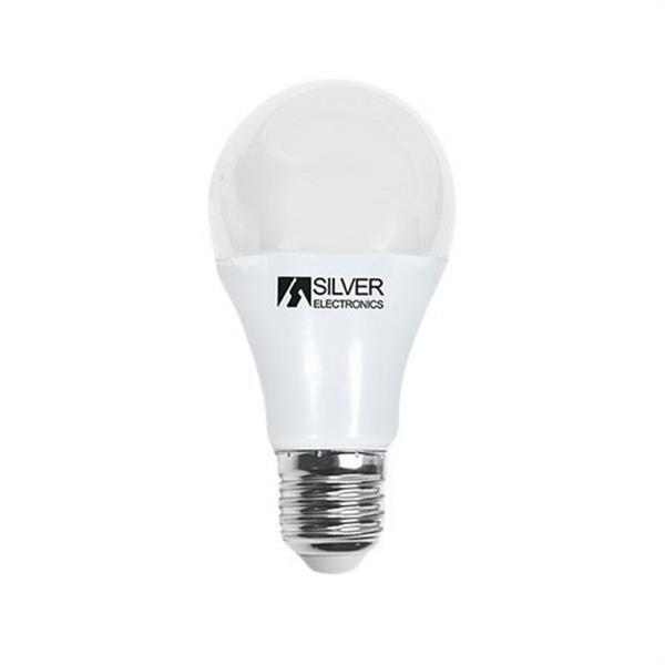 SILVER ELECTRONICS 981827 Lámpara LED estándar regulable E27 640lm 8W 5000K 170° 25.000h