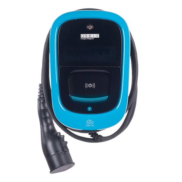 ORBIS OB94U1G0HA1 Cargador VE VIARIS UNI+ monofásico 7,4 kW 32 A + manguera T2 7m + (RDC-DD) + Wifi