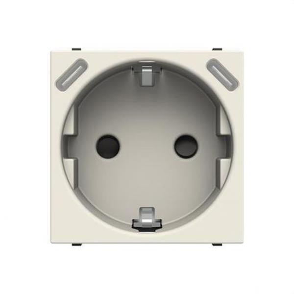 NIESSEN N2288.3 BL Base de enchufe Schuko +USB-C+C - 2 módulos blanco