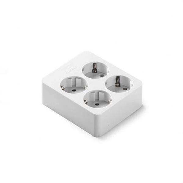 FAMATEL 9/414 Base múltiple 4 salidas sin cable, confiable y de alto rendimiento