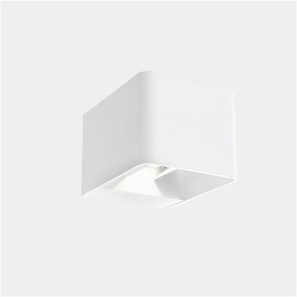 LedsC4 05-9683-14-CK Aplique IP65 Wilson Square LED 10.2W blanco cálido 2700K on-off blanco 602lm