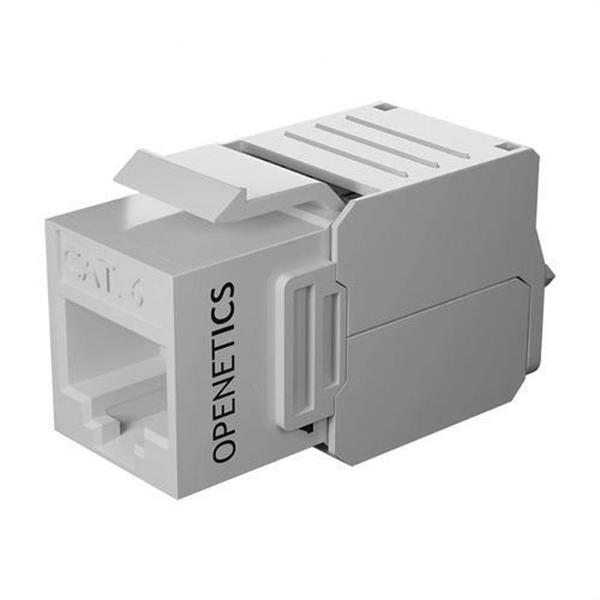 OPENETICS 5825 Conector Cat.6 Slim hembra 180º UTP RJ45 tool-less blanco