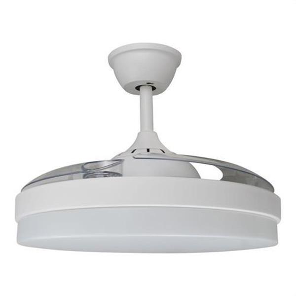 CONALUX TAHITI-MINI-01 Ventilador/plafón LED modelo TAHITI blanco 72W 3200lm Ø910x300mm 140°