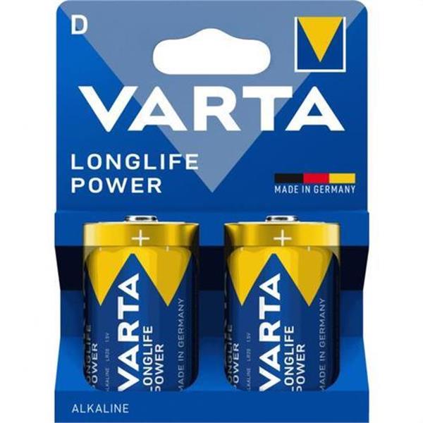 VARTA 4920121422 Pila alcalina Longlife Power LR20 D (blíster 2u)