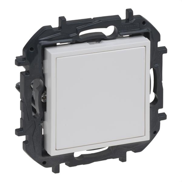 LEGRAND 864179B Tapa ciega y adaptador para Mosaic Niloé Step blanco mate