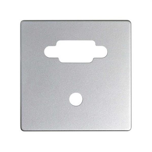 SIMON 8200091-033 Placa SIMON 82 para conector VGA+MINI-JACK aluminio