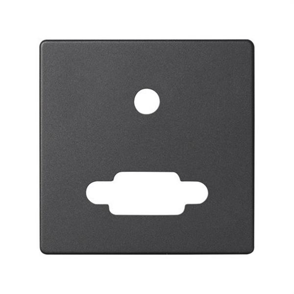 SIMON 8200091-038 Placa SIMON 82 para conector VGA+MINI-JACK grafito