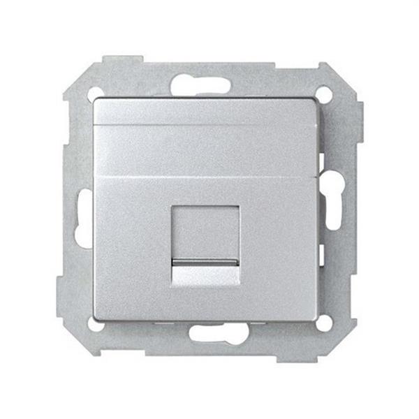 SIMON 82005-93 Placa V&D plana CG SIMON DETAIL 82 1 RJ-45AMP