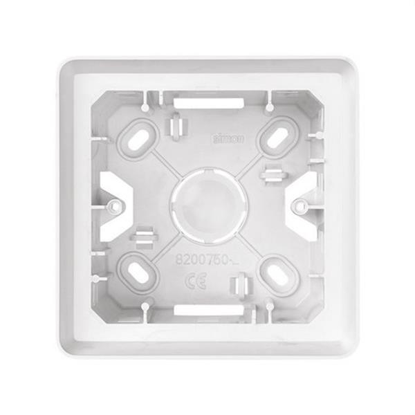 SIMON 8200750-030 Caja superficie SIMON DETAIL 82 con 1 elemento blanco