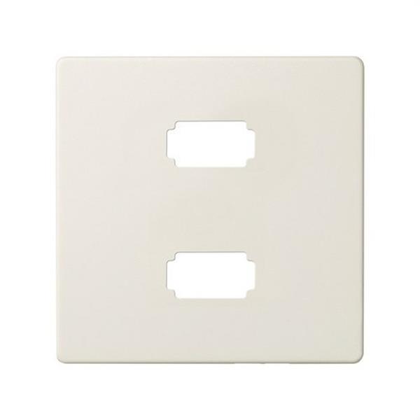 SIMON 8201090-031 Placa SIMON 82 para conector 2xUSB 2.0 tipo-A marfil