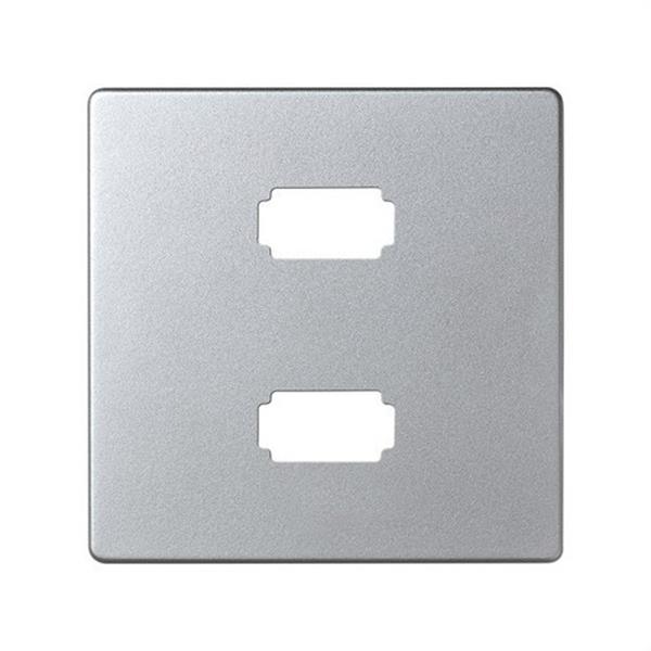 SIMON 8201090-093 Placa SIMON DETAIL 82 para conector 2xUSB 2.0 tipo-A