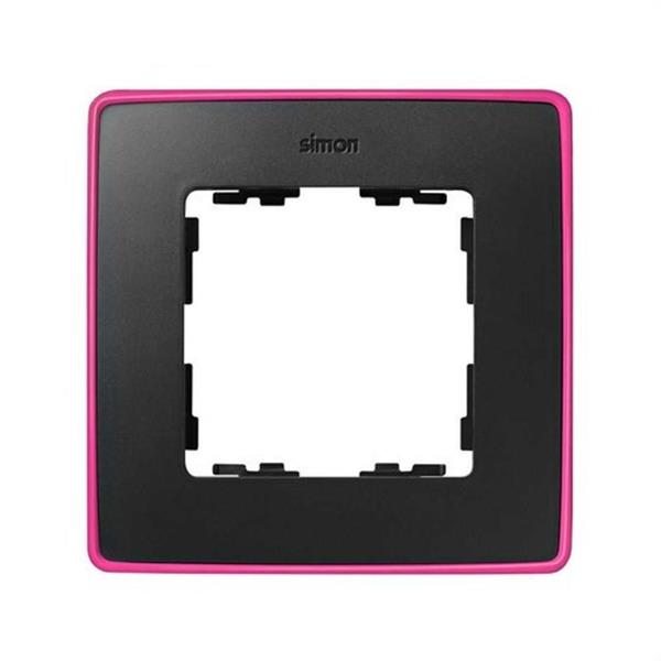 SIMON 8201610-261 Marco SIMON DETAIL 82 con 1 elemento grafito base rosa fluorescente