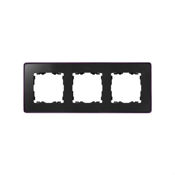 SIMON 8201630-251 Marco SIMON DETAIL 82 con 3 elementos grafito base morado