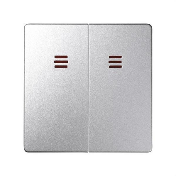 SIMON 82025-93 Tecla doble SIMON DETAIL 82 para mecanismo con luminoso