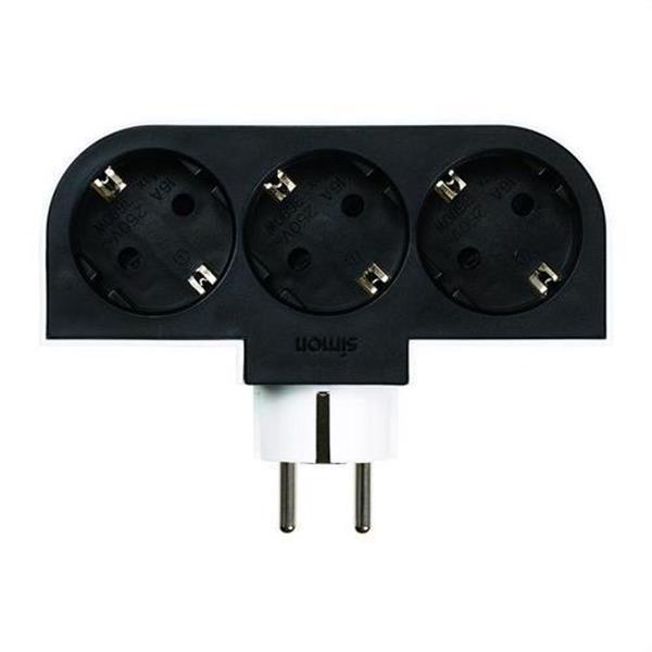 SIMON CL610309 ADAPTADOR GIRATORIO PLUG 3 TOMAS