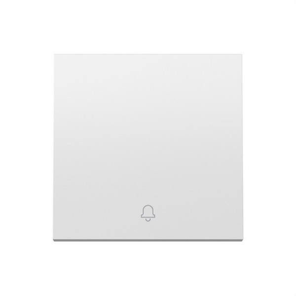 SIMON 36010017-190 Tecla individual grabado campana pulsante Serie 360 blanco