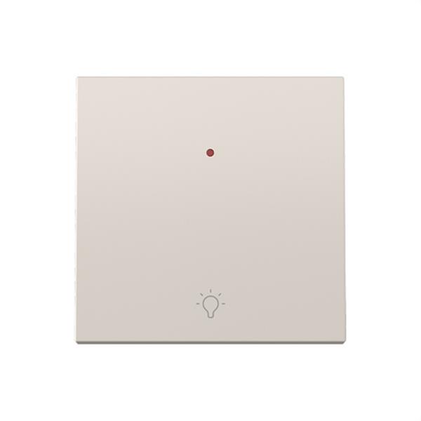 SIMON 36010016-099 Tecla individual con visor y grabado de luz pulsante Serie 360 arena