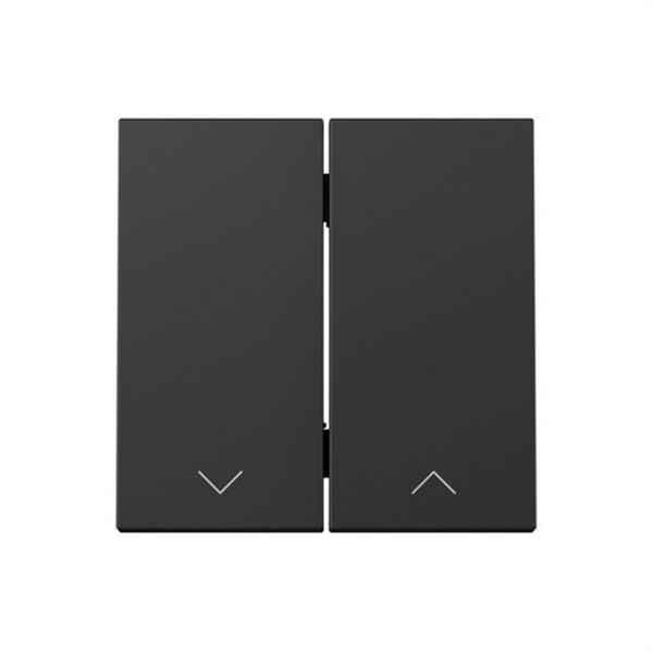 SIMON 36000029-098 Tecla doble Serie 360 para mecanismos de persianas basculante negro