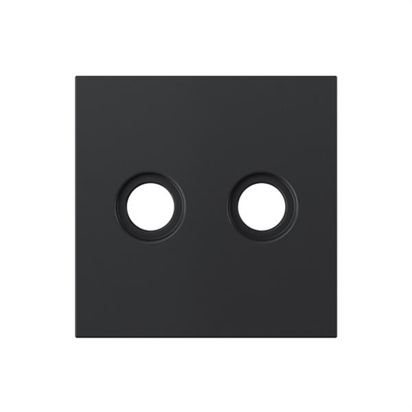 SIMON 36000053-098 Tapa toma R-TV+SAT universal Serie 360 negro