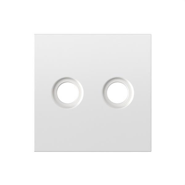 SIMON 36000053-190 Tapa toma R-TV+SAT universal Serie 360 blanco