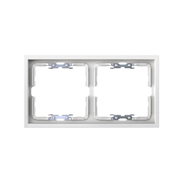 SIMON 36000620-190 Marco 2 elementos Serie 360 blanco con alineador blanco