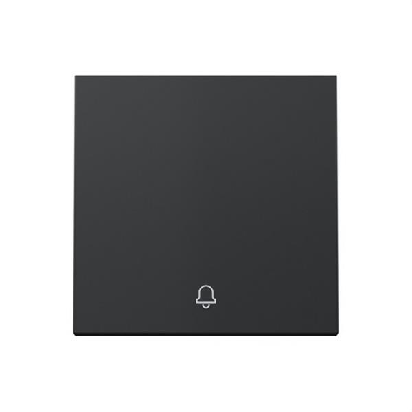 SIMON 36000017-098 Tecla individual grabado campana basculante Serie 360 negro