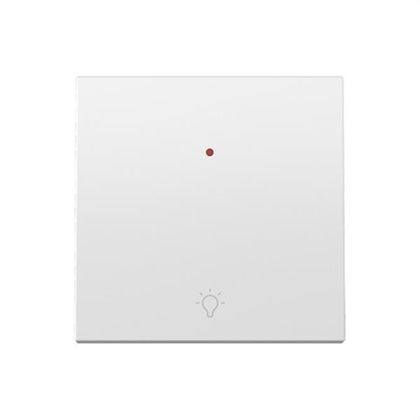 SIMON 36010016-190 Tecla individual con visor y grabado de luz pulsante Serie 360 blanco