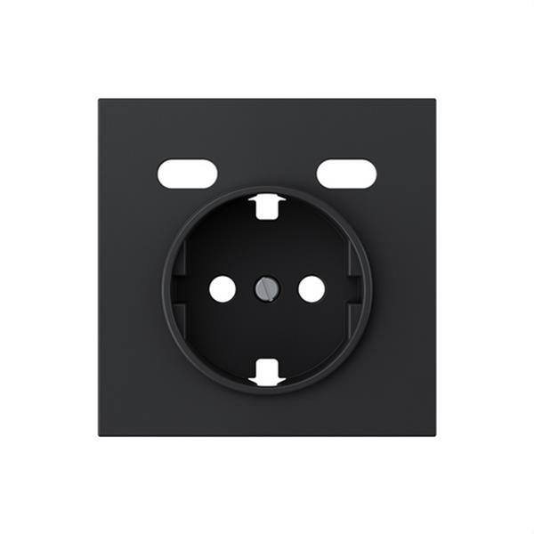 SIMON 36000361-098 Tapa para schuko + 2 USB C+C Serie 360 negro