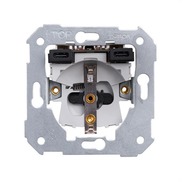 SIMON 7541432-039 Schuko + 2 USB C+C Serie 75