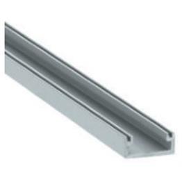 LUZ NEGRA 01.001 Perfil LED MILANO anodizado plata 2 metros